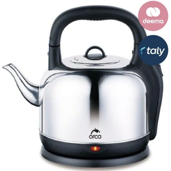 Orca Dome Kettle/4.2L/2400W/Ss/Cordless - White
